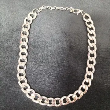 실버 체인 목걸이 조정 가능
