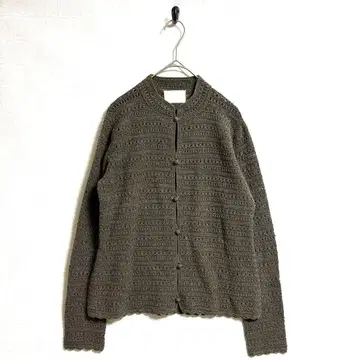 [내추럴 뷰티] 다크 그레이 가디건 M 레트로