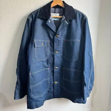 70-80s 좋은 컨디션 Sears 데님 커버올 담요 포함