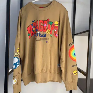 Paragraph P08 그래픽 트레이닝복 브라운 Free