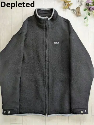 [ Depleted ] 데프레오 오버 사이즈 울 자켓 블랙