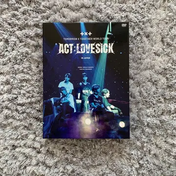 TXT ACT LOVESICK DVD 최초 한정판 엽서 없음