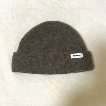 최종 가격 TEMBEA 니트 모자 비니 다크 베이지