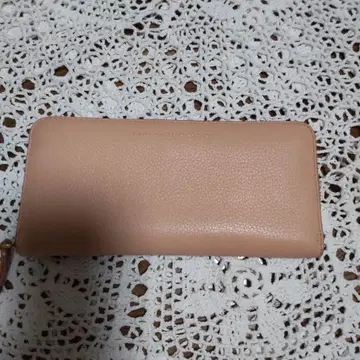 MARC JACOBS 핑크&베이지 가죽 장지갑