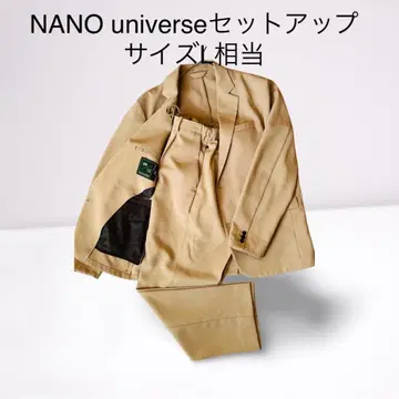 NANO universe 셋업 남성용 베이지 L 상당