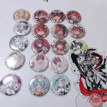 마린 선장 캔 배지 & 아크릴 스탠드 (덤 포함)