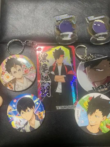 하이큐!! 캔뱃지 아크릴 스탠드 등 7종 세트