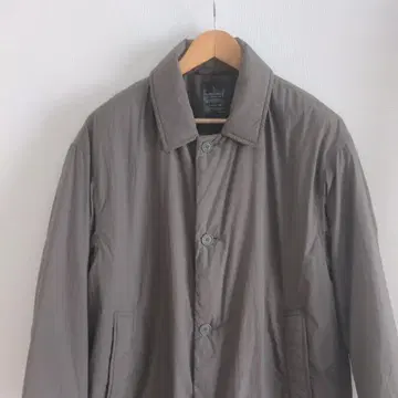 [ 무인양품 ] 워셔블 충전솜 스텐카라 코트 모카 다크 브라운 L