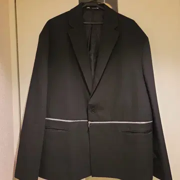 감성 모드 전개 ZARA 블랙 테일러드 자켓 EUR 50