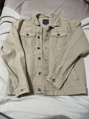 COTTON ON 베이지 데님 자켓