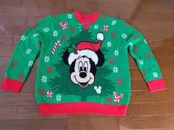 도쿄 디즈니 리조트 미키 니트 크리스마스 M
