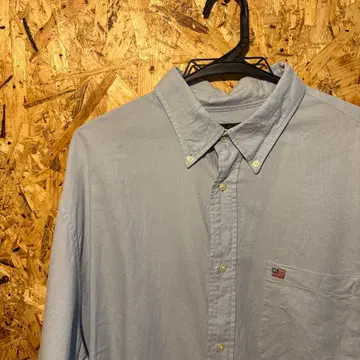 랄프 로렌 랄프 로렌 청바지 버튼 다운 셔츠 블루 L 사이즈