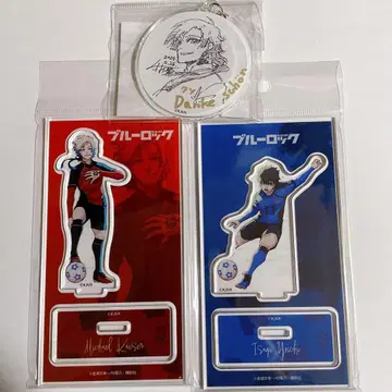 블루 록 이세탄 아크릴 스탠드 아크릴 키링 카이저 이사기