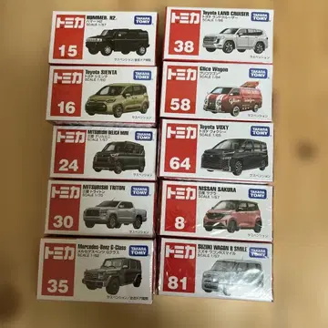 토미카 미니카 묶음 판매 세트 타카라토미