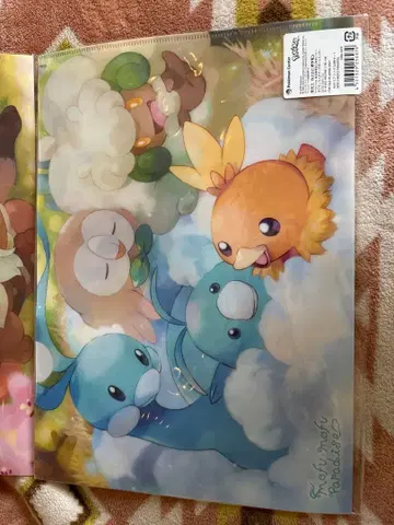 포켓몬 A4 클리어 파일 세트