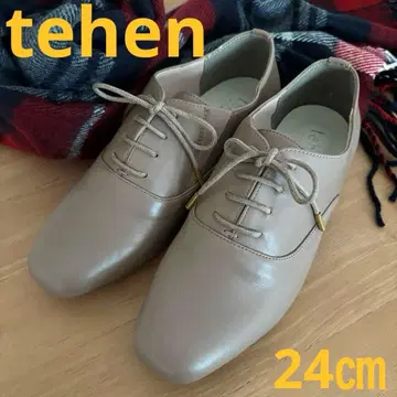 테인 [새상품급] 레이스업 슈즈 베이지  쿠션 24cm