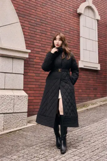 herlipto Madison Quilted Long Coat