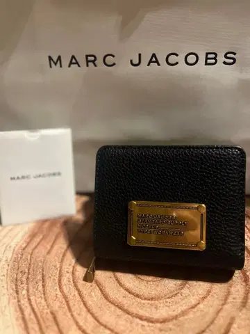 MARC JACOBS 블랙 접이식 지갑 TYPE WORKWEAR