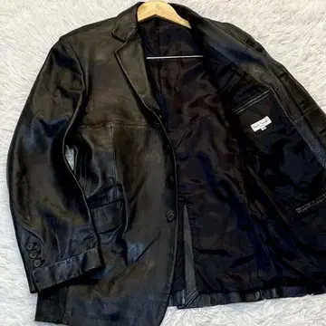 폴스미스 테일러드 자켓 양가죽 아우터 블랙