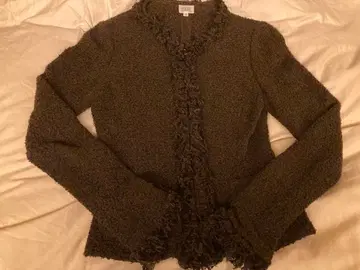 폭시 노카라 자켓 38