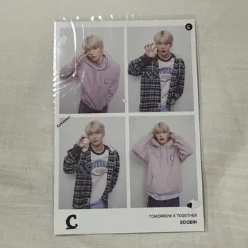 tomorrow x together 수빈 covernat 카드