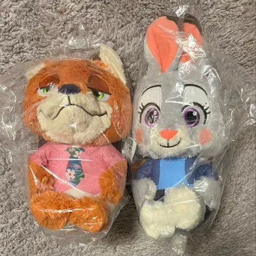 주토피아2 봉제 인형 백팩 2종 세트