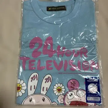 카이카이&키키 T셔츠 스카이블루 S사이즈 24시간 TV 31(2008년)