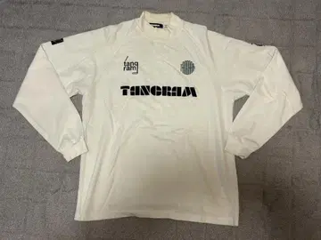 TANGRAM 모크넥 긴팔 T셔츠 화이트 L 사이즈