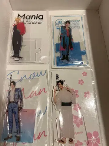 Mania LIVE TOUR 2021 아크릴 스탠드 4세트