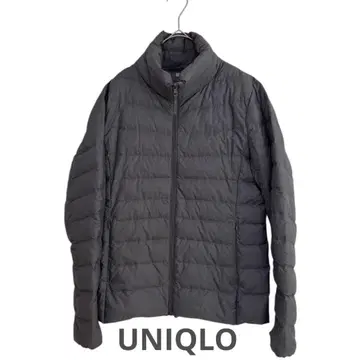 UNIQLO 그레이 M 라이트 다운 여성용