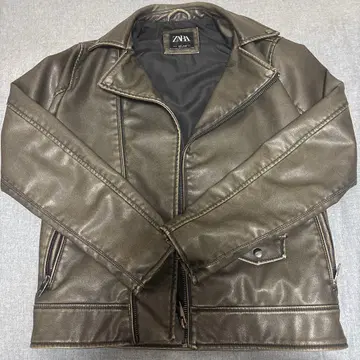 ZARA 브라운 라이더 자켓