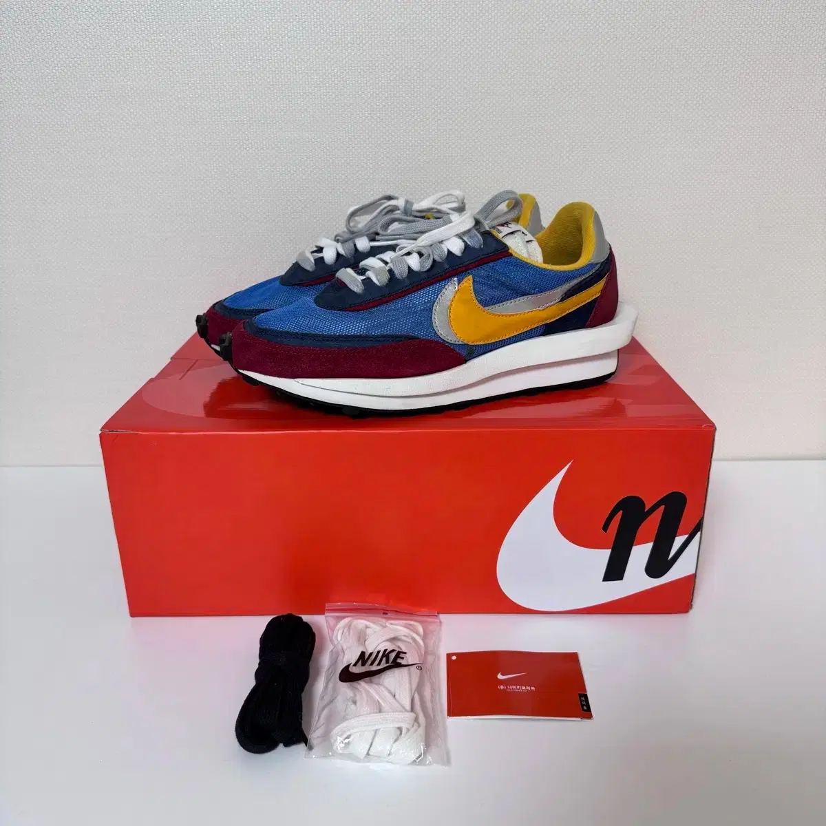 Urgent Sale @ Nike x Sacai Waffle Blue Multi 275