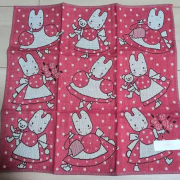 산리오 마롱크림 거즈 타월 손수건