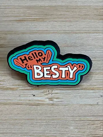 HelloMyBESTY 실리콘 핀 배지 BESTY