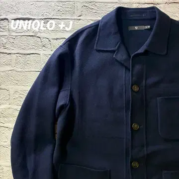 [ 새상품급 ] UNIQLO +J 울 블렌드 오버 사이즈 셔츠 자켓 L