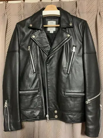 THE CRIMIE 블랙 더블 라이더 자켓 M