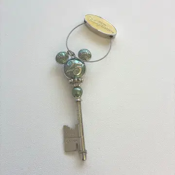 도쿄 디즈니 리조트 25주년 드림 키 미키 키링 그린