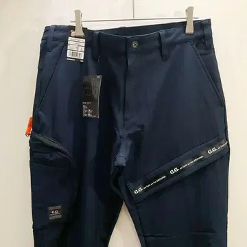 택 포함 새상품 G.G. 조거 팬츠 네이비 스트레치 L 작업 팬츠