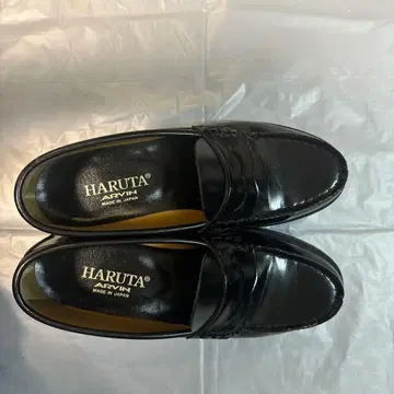 HARUTA ARVIN 블랙 로퍼 일본제