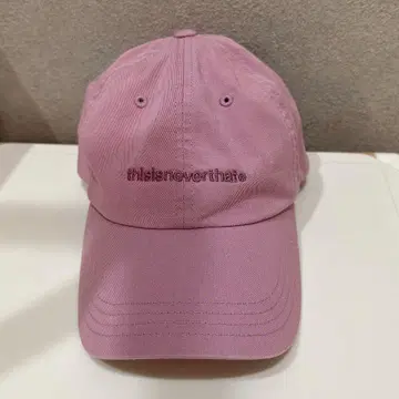 새상품급 thisisneverthat 핑크 여성 캡