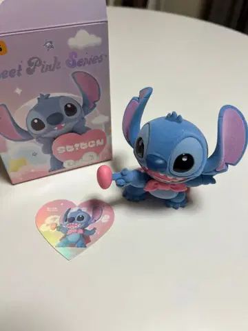 스위트 핑크 시리즈 스티치 피규어