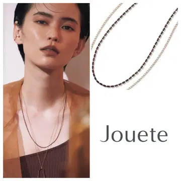 컨디션 최상 Jouete 쥬에테 다크 브라운 체인 목걸이 SV925