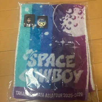 이와타 타카노리 SPACE COWBOY 머플러 타월 & 스티커 2개