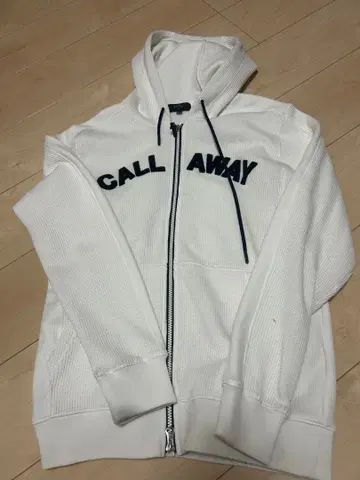 캘러웨이 화이트 후드티 M