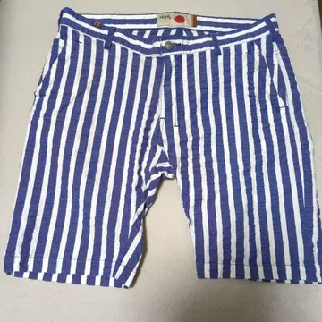 Notify 블루 화이트 스트라이프 남성용 숏팬츠
