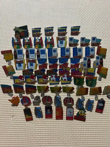 아테네 올림픽 2004 코카콜라 핀 배지 세트 외