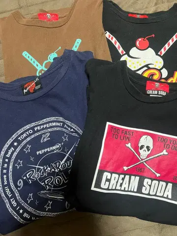 CREAM SODA T셔츠 세트