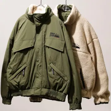 FIRST DOWN x FREAK'S STORE 리버서블 보아 블루종