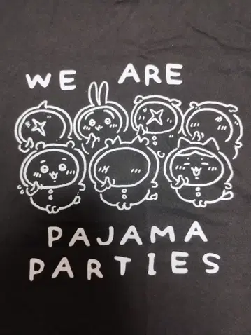 치이카와 파자마 파티즈 티셔츠 토킹 헤즈 M