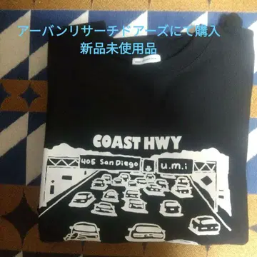 TAKESHI WADA 프린트 맨투맨 블랙 M